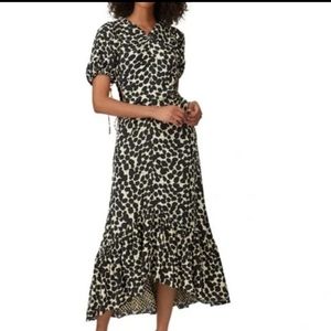 Proenza Schouler Painted Dot Cinched Dress Size 12